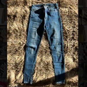 Skinny Blue Jeans